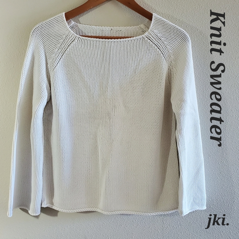 Womens Knit White Sweater